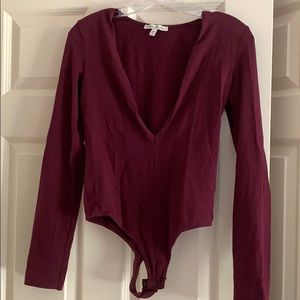 Express deep cut body suit